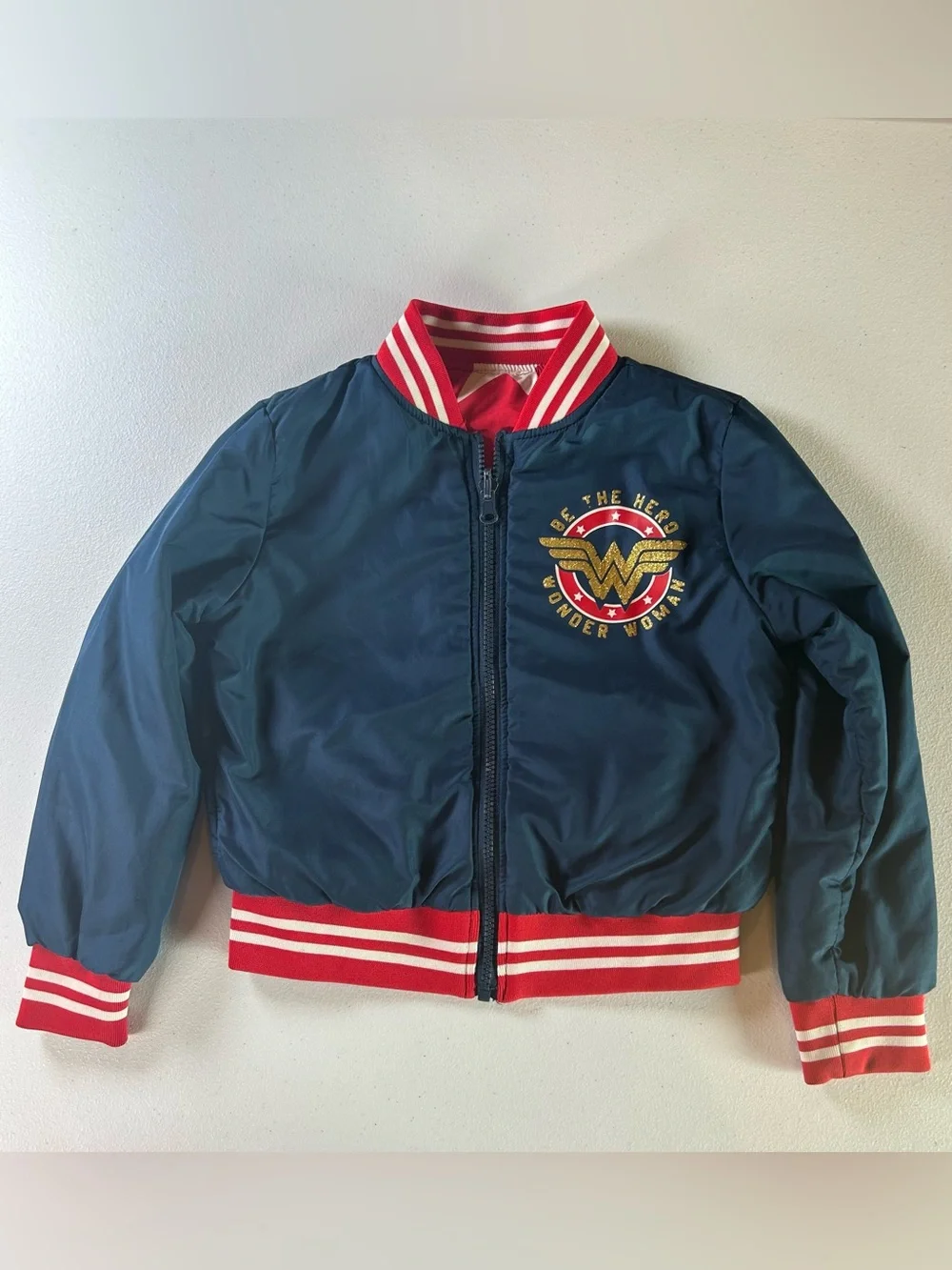 DC Comics Wonder Woman Reversible Bomber Jacket Play Costume